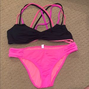 Victoria Secret Racerback Top and bottoms medium